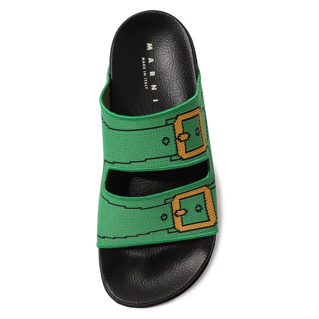фото Текстильные шлепанцы marni