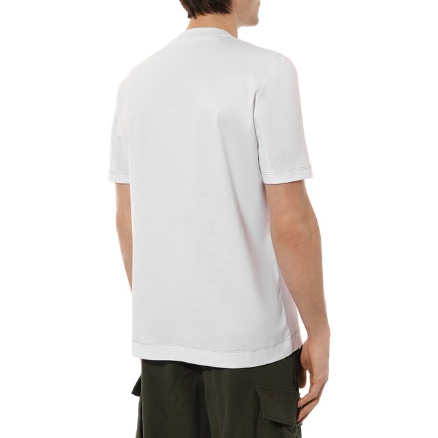 фото Хлопковая футболка brunello cucinelli