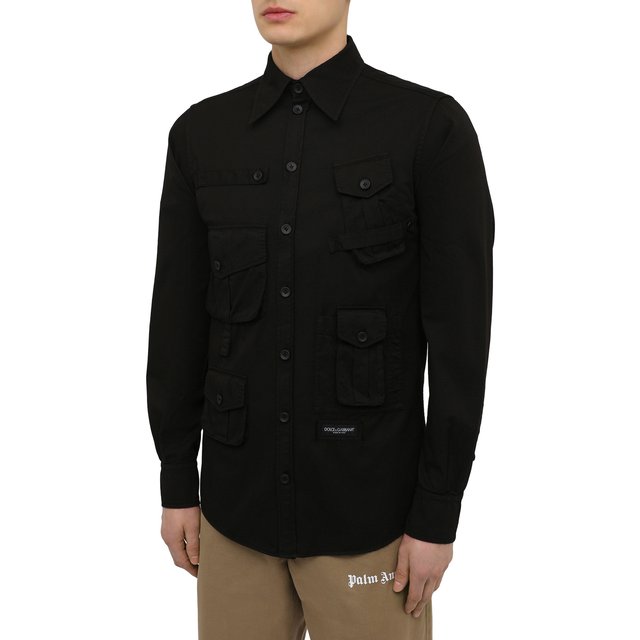 фото Хлопковая рубашка dolce & gabbana