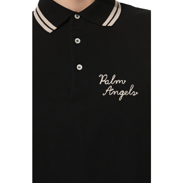 фото Хлопковое поло palm angels