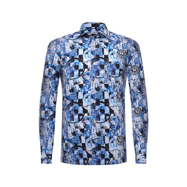 фото Хлопковая рубашка kiton