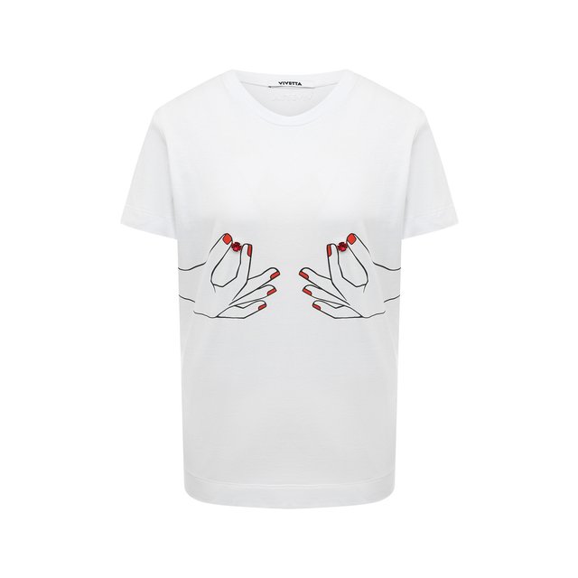 фото Хлопковая футболка vivetta