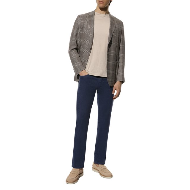 фото Брюки изо льна и хлопка loro piana