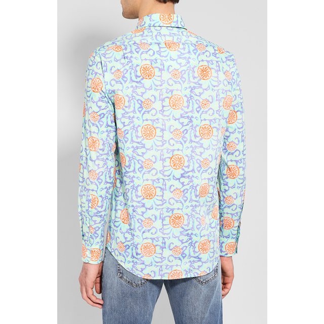 фото Хлопковая рубашка ralph lauren