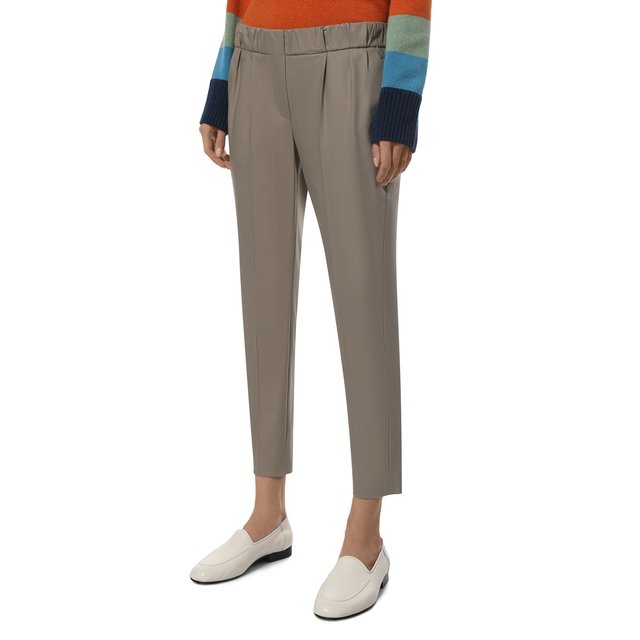 фото Хлопковые брюки brunello cucinelli