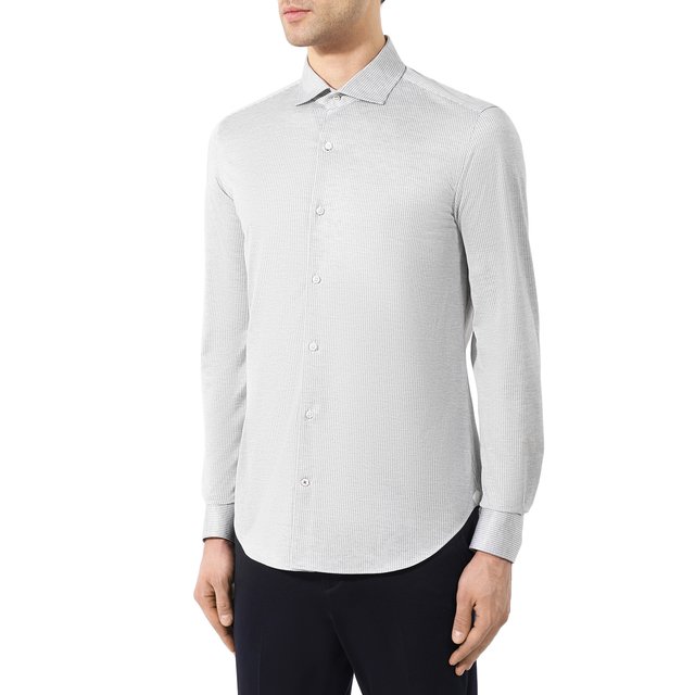 фото Хлопковая рубашка loro piana