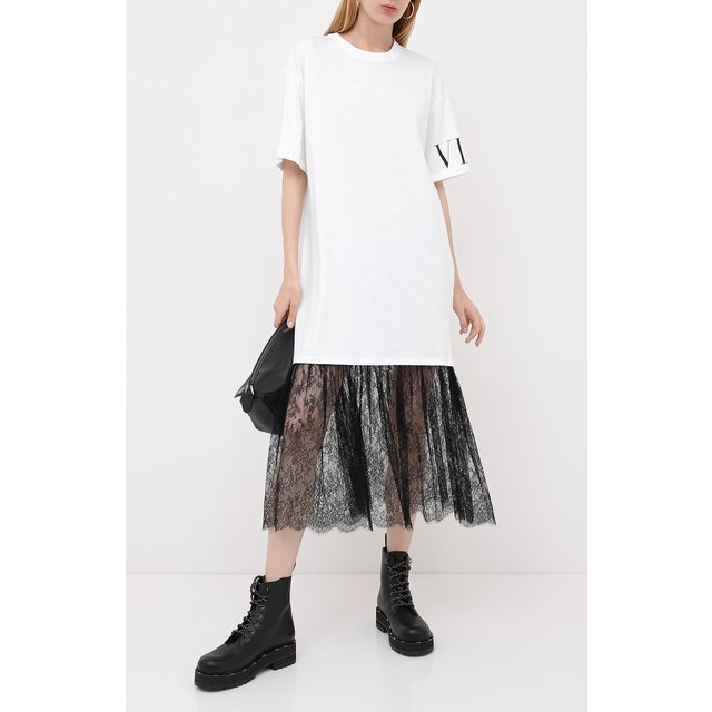 фото Хлопковое платье valentino