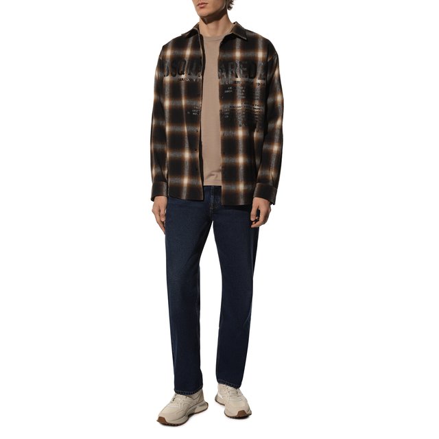 фото Кожаные кроссовки boss