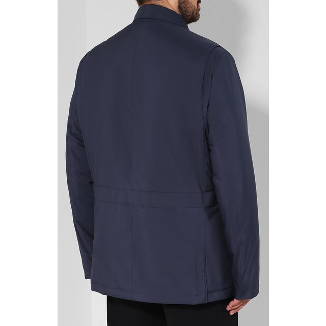 фото Куртка на молнии с внутренней меховой отделкой loro piana