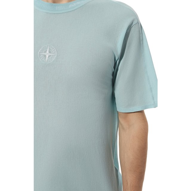 фото Хлопковая футболка stone island