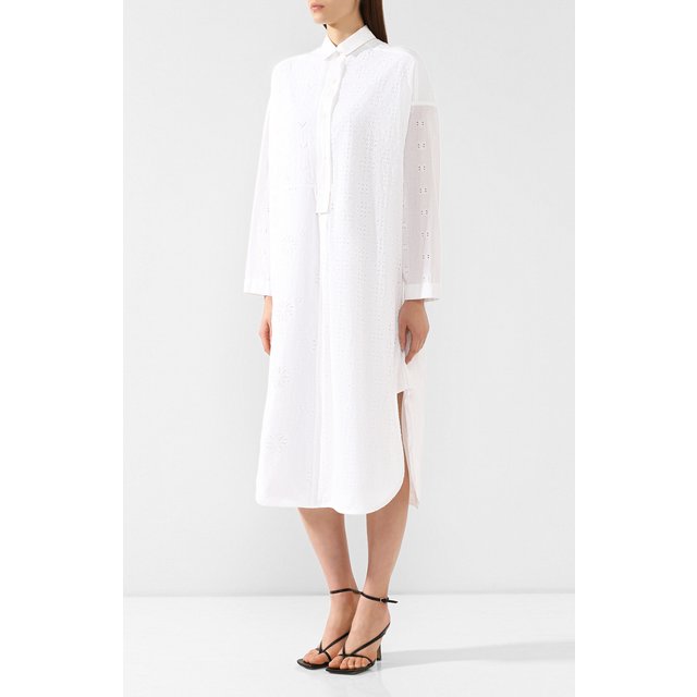 фото Хлопковое платье loewe