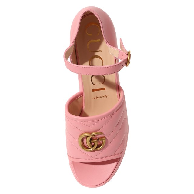 фото Кожаные босоножки gucci