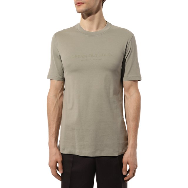 фото Хлопковая футболка brunello cucinelli