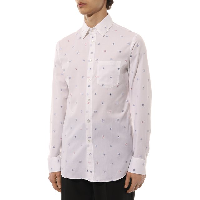 фото Хлопковая рубашка gucci