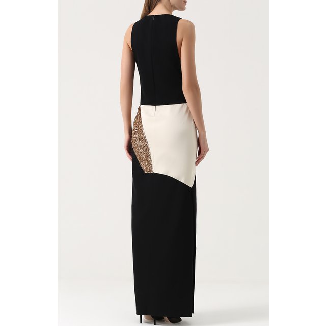 фото Приталенное платье-макси с декоративной отделкой tom ford