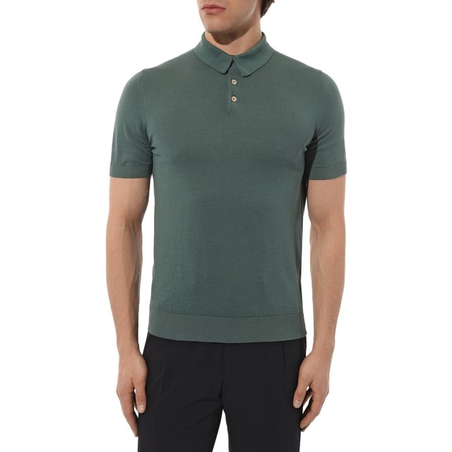 фото Хлопковое поло fedeli