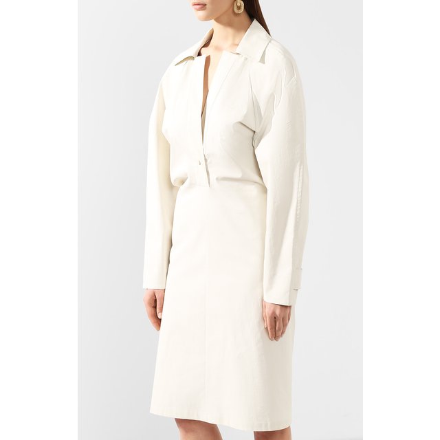 фото Хлопковое платье bottega veneta