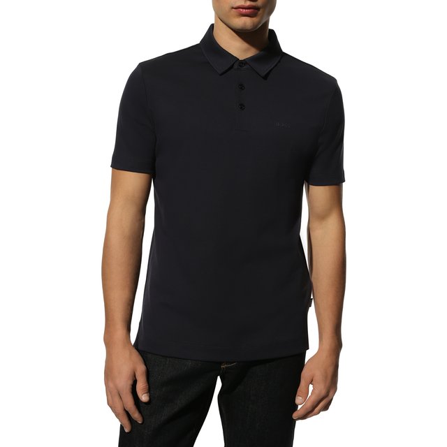 фото Хлопковое поло boss