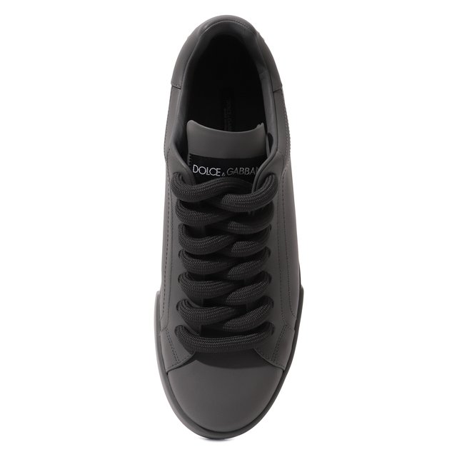 фото Кожаные кеды portofino dolce & gabbana