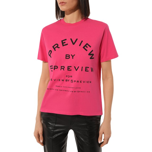 фото Хлопковая футболка 5preview