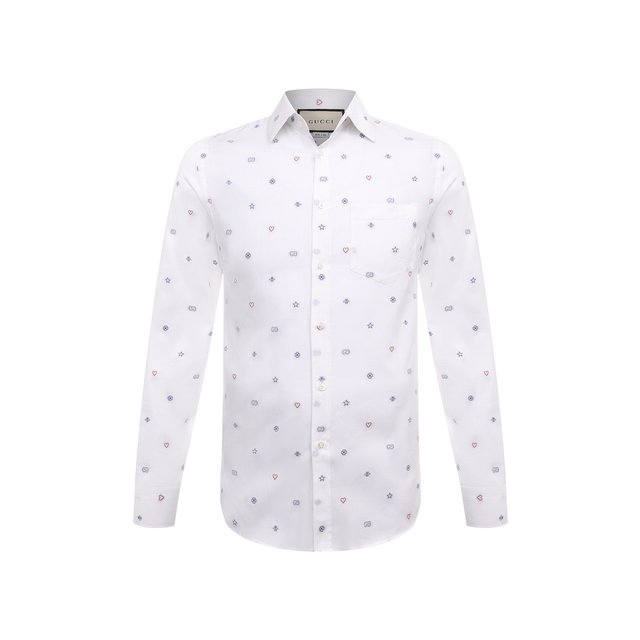 фото Хлопковая рубашка gucci