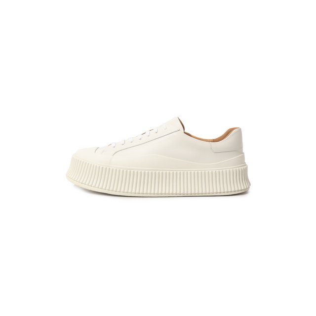 фото Кожаные кеды jil sander