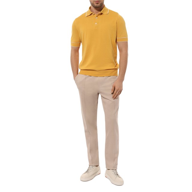 фото Хлопковое поло brunello cucinelli