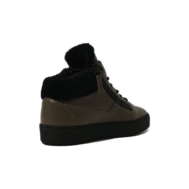 фото Кожаные кеды frankie winter giuseppe zanotti design