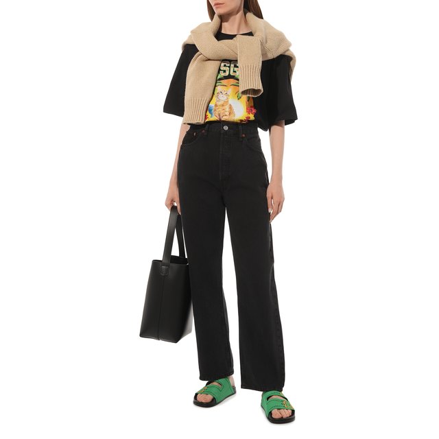 фото Текстильные шлепанцы marni