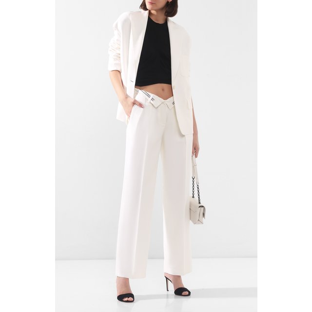 фото Брюки из смеси вискозы и шерсти alexander wang