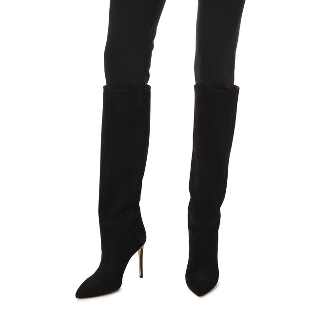 фото Замшевые сапоги stiletto paris texas