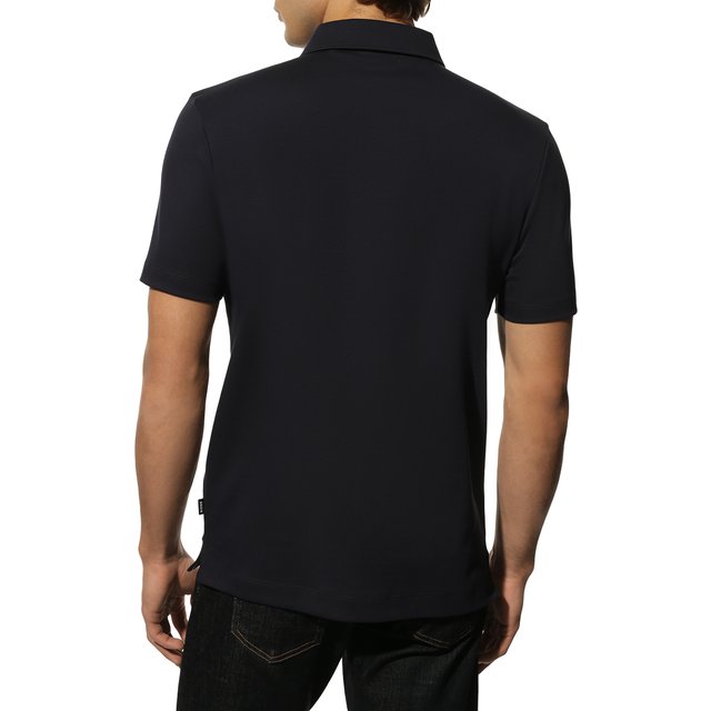 фото Хлопковое поло boss