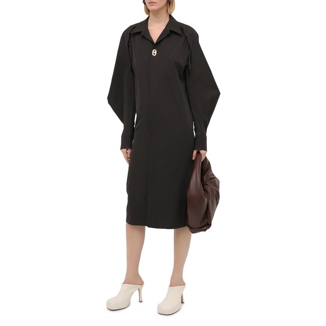 фото Хлопковое платье bottega veneta