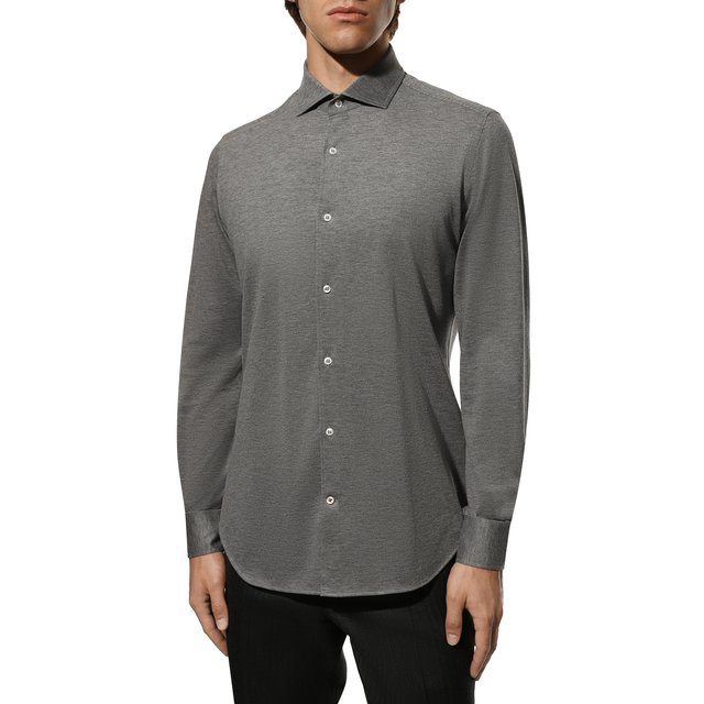 фото Хлопковая рубашка loro piana