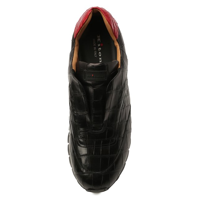 фото Кроссовки из кожи аллигатора kiton