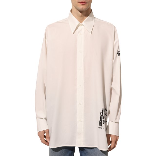 фото Хлопковая рубашка mm6