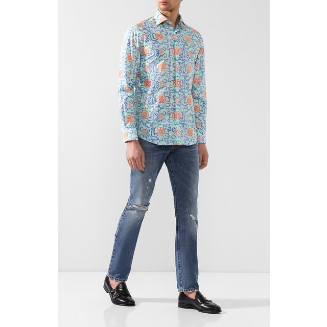 фото Хлопковая рубашка ralph lauren