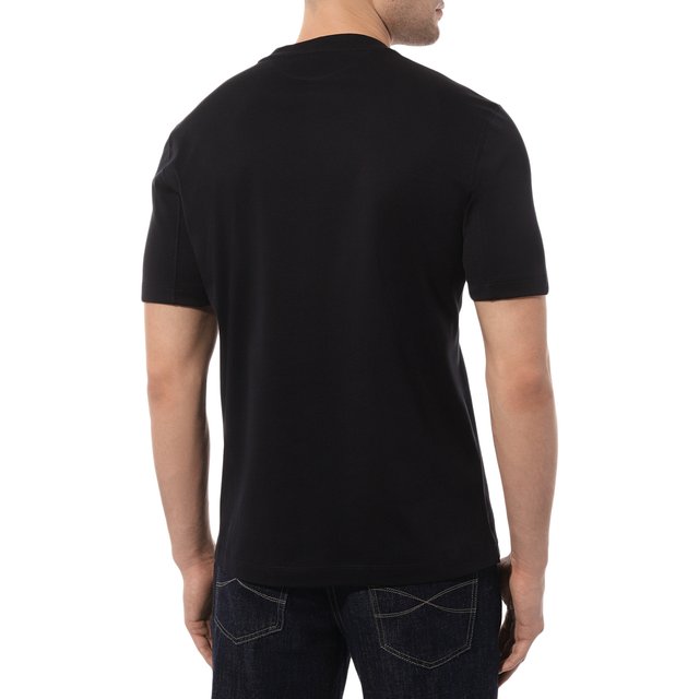 фото Хлопковая футболка brunello cucinelli