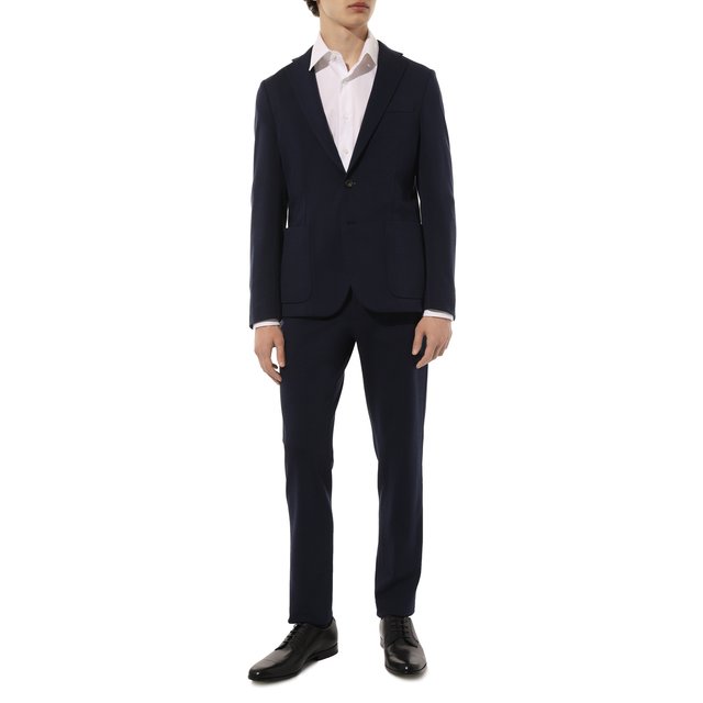 фото Брюки из шерсти и хлопка corneliani