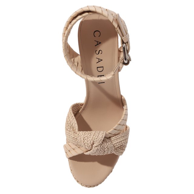 фото Комбинированные босоножки casadei