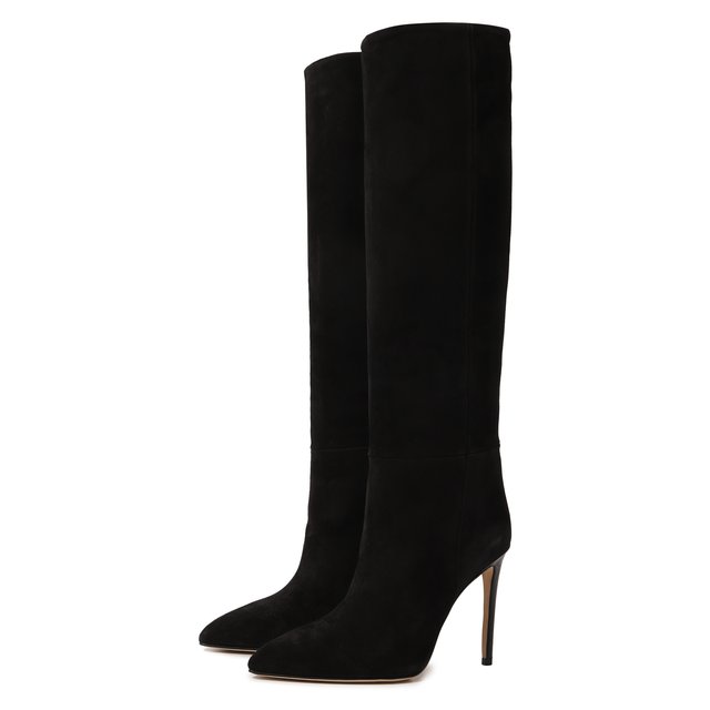 фото Замшевые сапоги stiletto paris texas