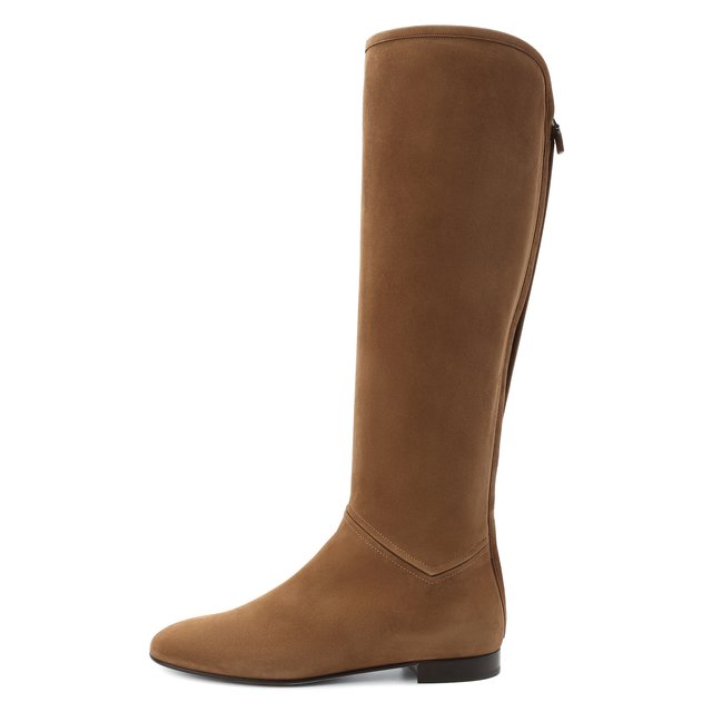 фото Замшевые сапоги jeanne loro piana