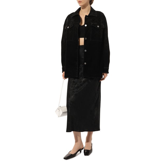 фото Джинсовая куртка alberta ferretti