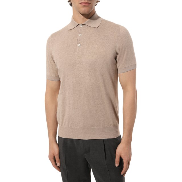 фото Хлопковое поло brunello cucinelli