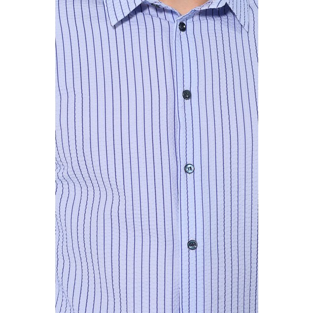 фото Хлопковая рубашка с воротником кент giorgio armani