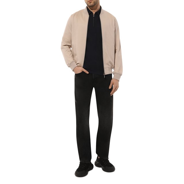 фото Хлопковое поло boss