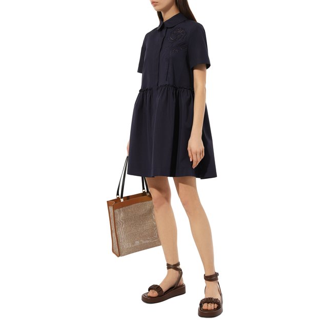 фото Хлопковое платье dice kayek