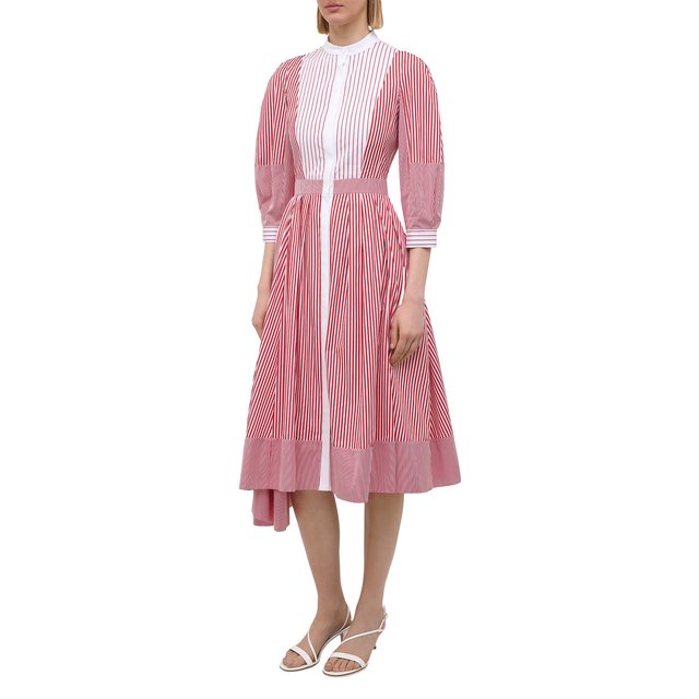 фото Хлопковое платье alexander mcqueen