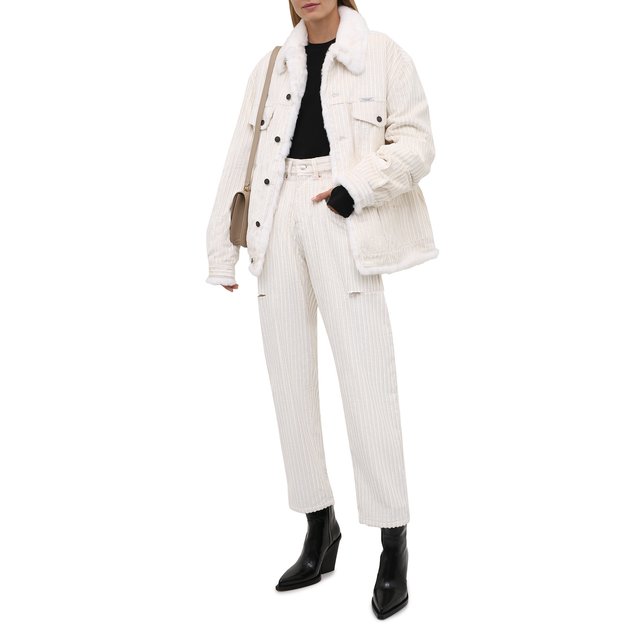 фото Брюки из вискозы и хлопка forte dei marmi couture