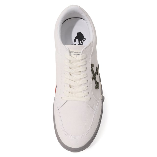 фото Текстильные кеды vulcanized off-white